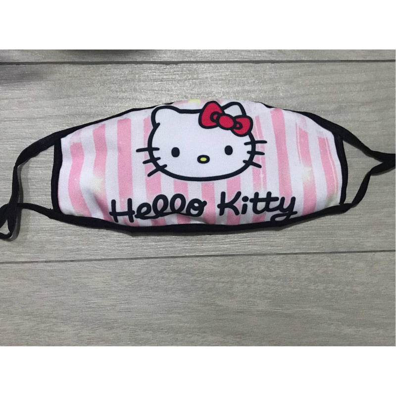 Cubrebocas Kitty Tapabocas Tela Lavable Reutilizable