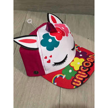 Cargar imagen en el visor de la galería, Gorra Unicornio Cubrebocas Protector Facial Ajustable