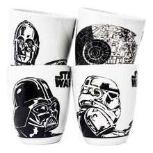 Cargar imagen en el visor de la galería, Vajilla Star Wars 12 Pzs Porcelana Colección Vader R2d2 C3po