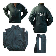 Cargar imagen en el visor de la galería, El Juego Del Calamar Chamarra De Pants Uniforme Disfraz