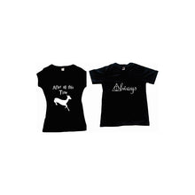 Cargar imagen en el visor de la galería, Harry Potter Pkt 2 Playeras Pareja Novios Always Enamorados