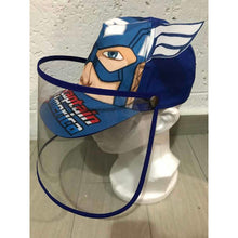 Cargar imagen en el visor de la galería, Gorra Avengers Cubrebocas Protector Facial Infantil 1 Pz