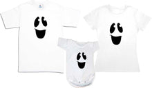 Cargar imagen en el visor de la galería, Pkt 3 Playeras Familia Fantasma Halloween Dia De Muertos MD 2 Ghost
