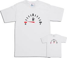 Cargar imagen en el visor de la galería, Set 2 Playeras Gasolina Sin Energia Dia del Padre papa e hijo Dia del Padre Familia Evento Duo Papá e Hijo