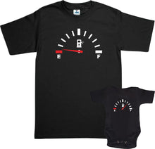 Cargar imagen en el visor de la galería, Set 2 Playeras Gasolina Sin Energia Dia del Padre papa e hijo Dia del Padre Familia Evento Duo Papá e Hijo