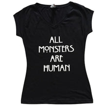 Cargar imagen en el visor de la galería, Playera American Horror Story All Monsters Are Human