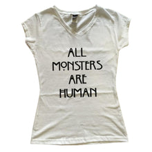 Cargar imagen en el visor de la galería, Playera American Horror Story All Monsters Are Human