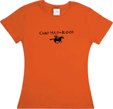 Cargar imagen en el visor de la galería, Playera Percy Jackson Half Blood Camp Corte Dama / Caballero / Infantil