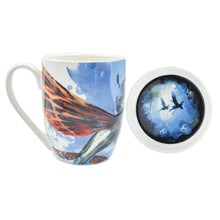 Cargar imagen en el visor de la galería, Avatar way of Waterpolista taza con tapa tarro 384 ml porcelana
