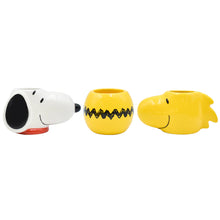 Cargar imagen en el visor de la galería, Set Mini tazas Peanuts - Snoopy Woodstock y Charlie Brown 103 ml