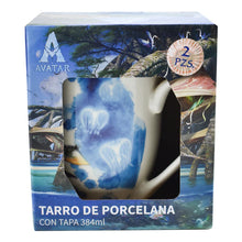 Cargar imagen en el visor de la galería, Avatar way of Waterpolista taza con tapa tarro 384 ml porcelana