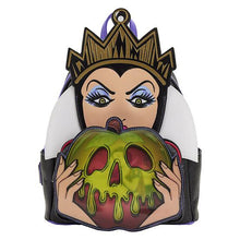Cargar imagen en el visor de la galería, Evil Queen Loungefly Bolso manzana envenenada Blancanieves escena Mini BackPack Mini Mochila Bolsa lenticular