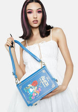 Cargar imagen en el visor de la galería, Loungefly Alicia en el País de las maravillas Crossbody / Mini Back Pack Libro convertible reversible