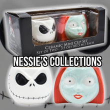 Cargar imagen en el visor de la galería, Set Mini tazas Disney El Extraño Mundo De Jack - Jack y Sally 103 ml