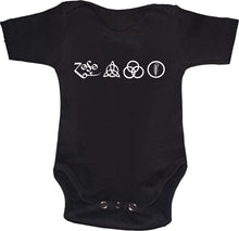 Cargar imagen en el visor de la galería, Pañalero Rock Bandas varios modelos 2 Aerosmith, linking, Pearl, Led Zepellin, Doors, WHo Baby Shower Rockeros