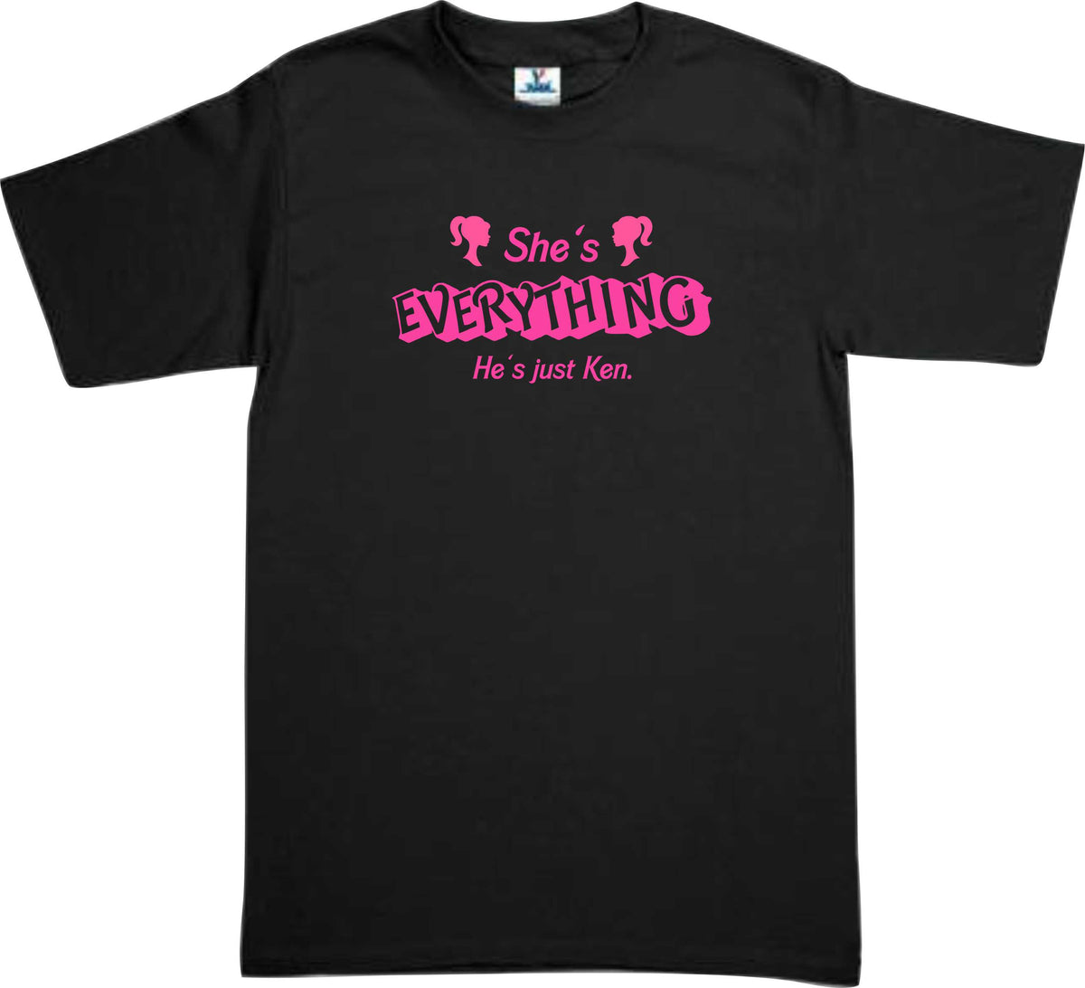 Playera Barbie She´s Everything he´s just Ken Dama/ Caballero/ Infantil/ Bebe