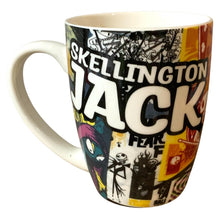 Cargar imagen en el visor de la galería, Taza Jack Skellington Taza Belly de Porcelana El Extraño Mundo de Jack Capacidad 500 ml con Caja de Regalo
