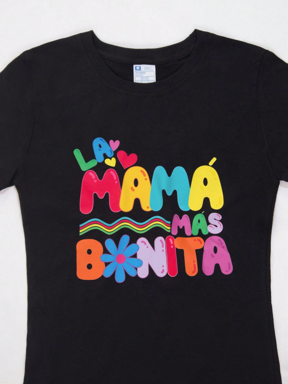 Playera La Mama mas Bonita Dia de Las Madres 10 de Mayo Bichota