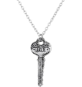 Collar Sherlock Llave antigua 221B Sherlocked casa Baker Street