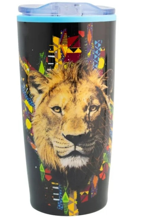 Mufasa Termo El Rey Leon  doble pared con Tapa capacidad 500 ml The Lion King