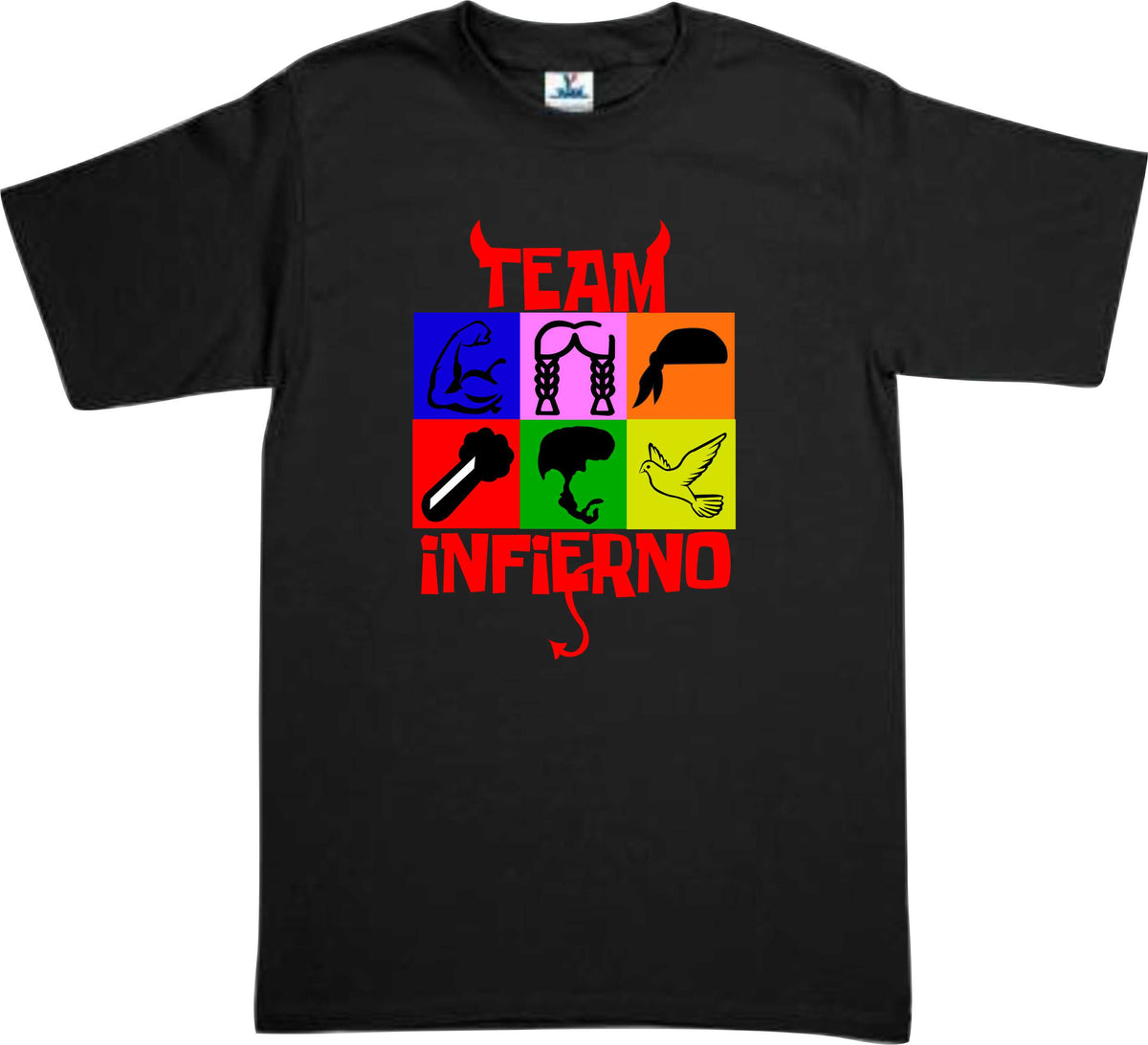 Playera Team Infierno La Casa de los Famosos Dama / Cabllero / Infantil