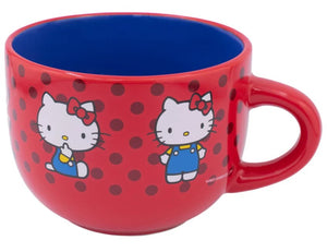 Tazon Hello kitty Sanrio Taza Jumbo Ceramica Capacidad 820 ml