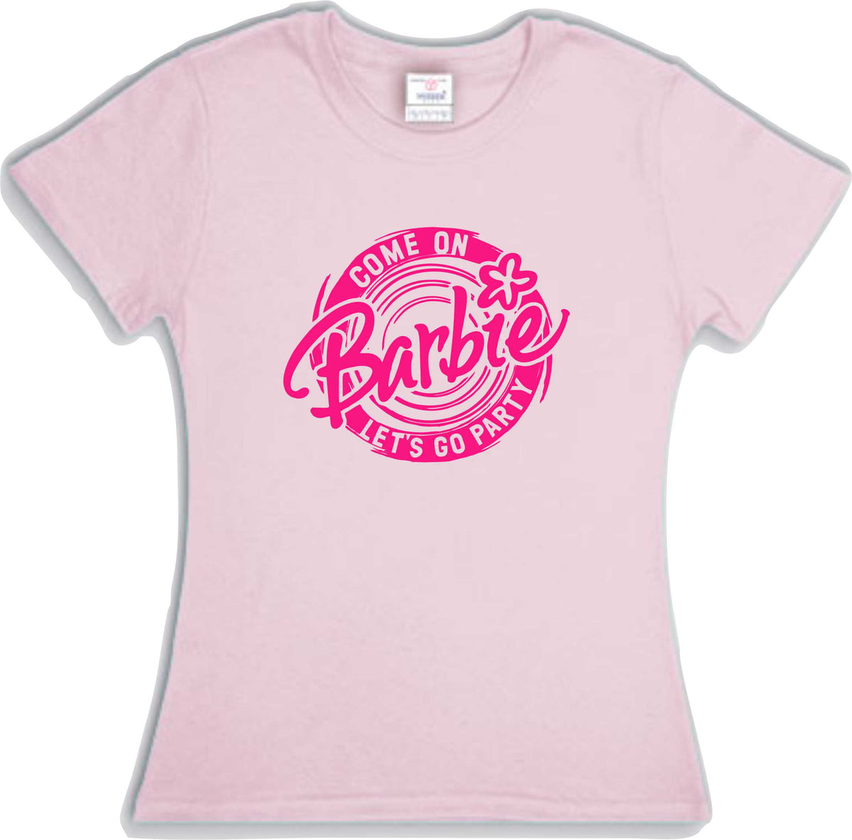 Playera Barbie Come on Barbie Let´s Go Party Md2 Dama / Caballero / Infantil