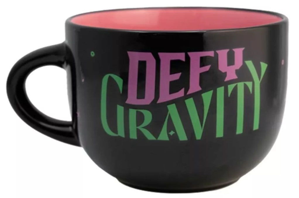 Wicked Taza Jumbo Bitono De Cerámica Glinda & Elphaba Tazon Capacidad 820 Ml