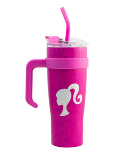 Barbie Termo de Acero inoxidable Doble pared con popote capacidad 1.2 L