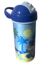 Cargar imagen en el visor de la galería, Stitch Botella de Plastico con popote Vaso capacidad 450ml
