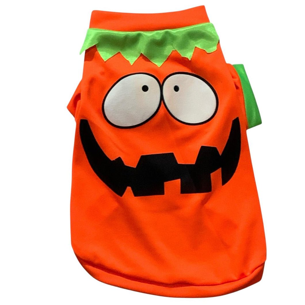 Disfraz Calabaza de Halloween Playera para perro