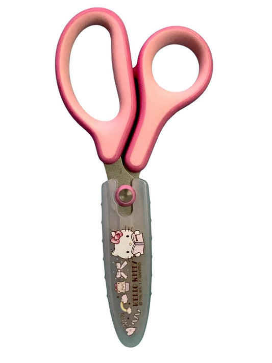 Tijeras Escolares  Hello Kitty  o My Melody Infantil con protector punta redonda marca Sanrio