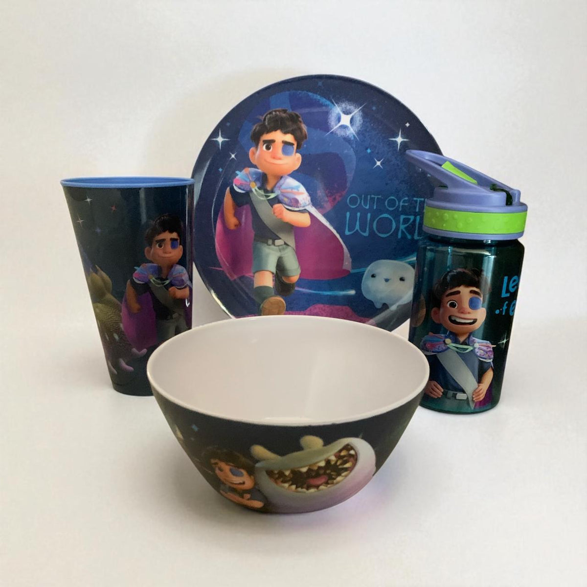 Elio Vajilla Individual Infantil De Melamina Disney 4 Pzas