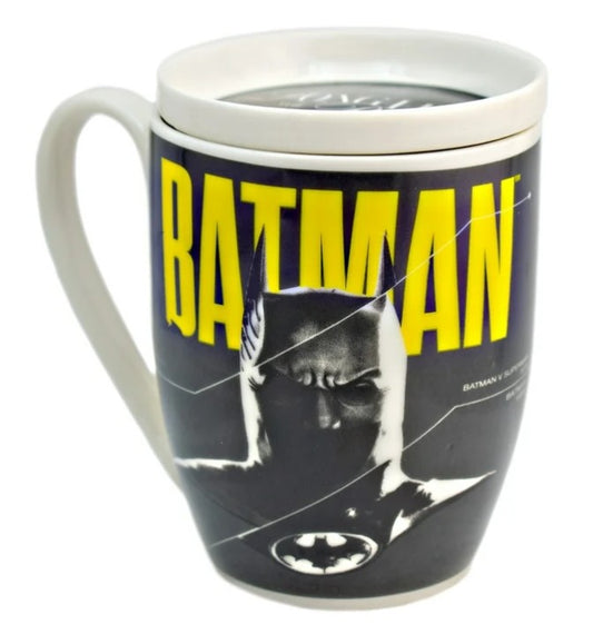 Batman Taza Café Porcelana Colección Dc Comic 385 ml con Caja de Regalo