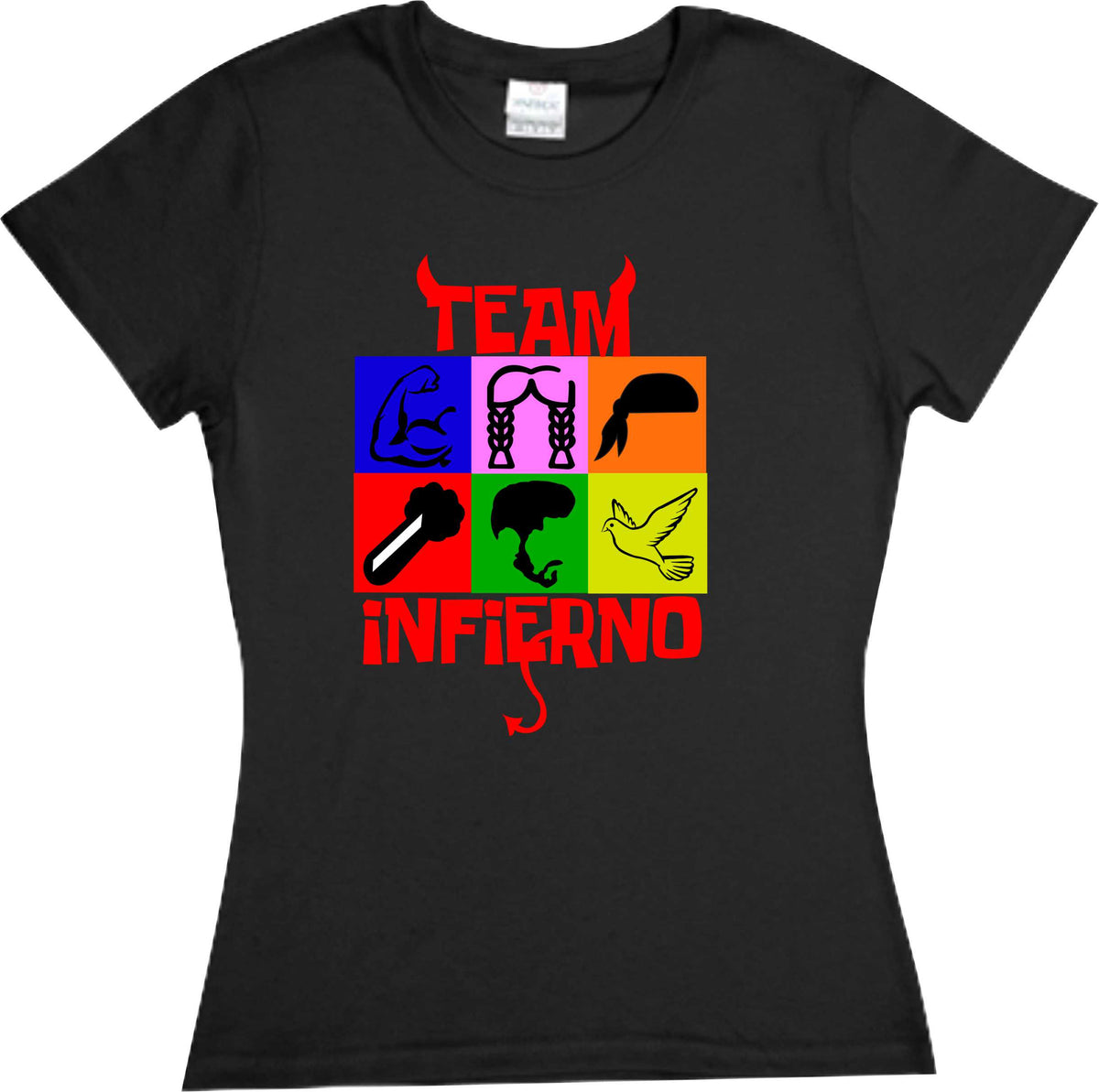 Playera Team Infierno La Casa de los Famosos Dama / Cabllero / Infantil