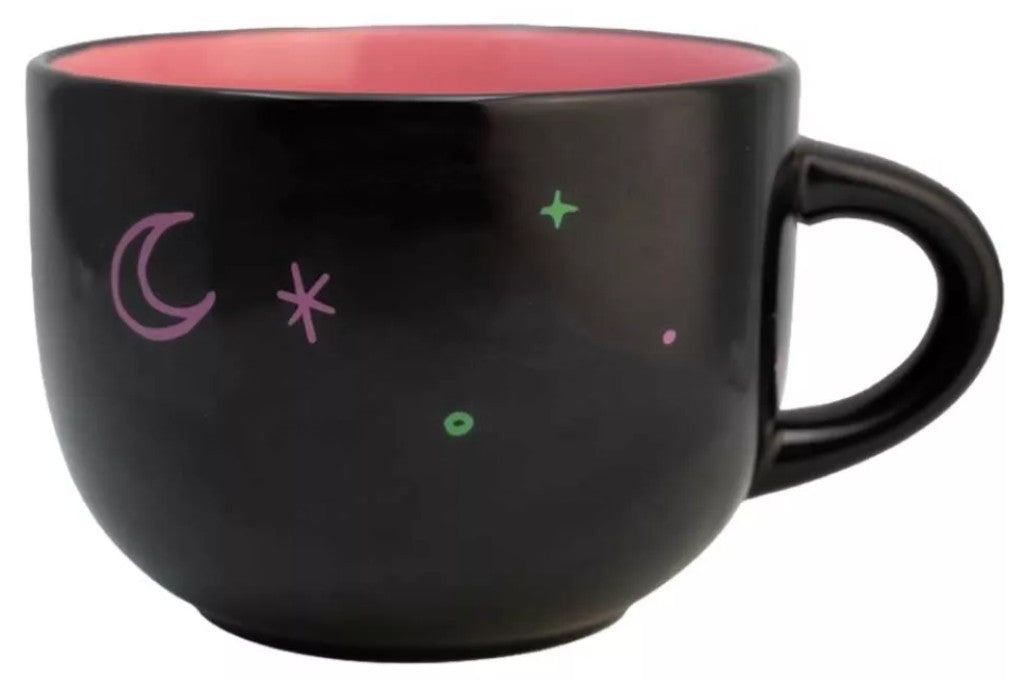 Wicked Taza Jumbo Bitono De Cerámica Glinda & Elphaba Tazon Capacidad 820 Ml