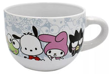 Cargar imagen en el visor de la galería, Tazon Hello Kitty &amp; Frinds Sanrio Taza Jumbo Ceramica Capacidad 820 ml My Melody Kuromi Keroppi Badtz-Maru Pochacco Pompompurin
