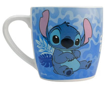 Cargar imagen en el visor de la galería, Stitch Set Desayuno Individual, Vajilla Porcelana 2 Piezas, Lilo &amp; Stitch Tropical Disney con Caja de Regalo
