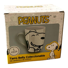 Cargar imagen en el visor de la galería, Taza Snoopy Tarro Belly Ceramica Peanuts Woodstock  Caja de Regalo coleccionable de 500ML
