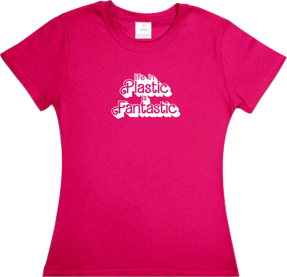 Playera Barbie Life in Plastic Is Fantastic Dama / Caballero / Infantil