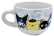 Cargar imagen en el visor de la galería, Tazon Hello Kitty &amp; Frinds Sanrio Taza Jumbo Ceramica Capacidad 820 ml My Melody Kuromi Keroppi Badtz-Maru Pochacco Pompompurin
