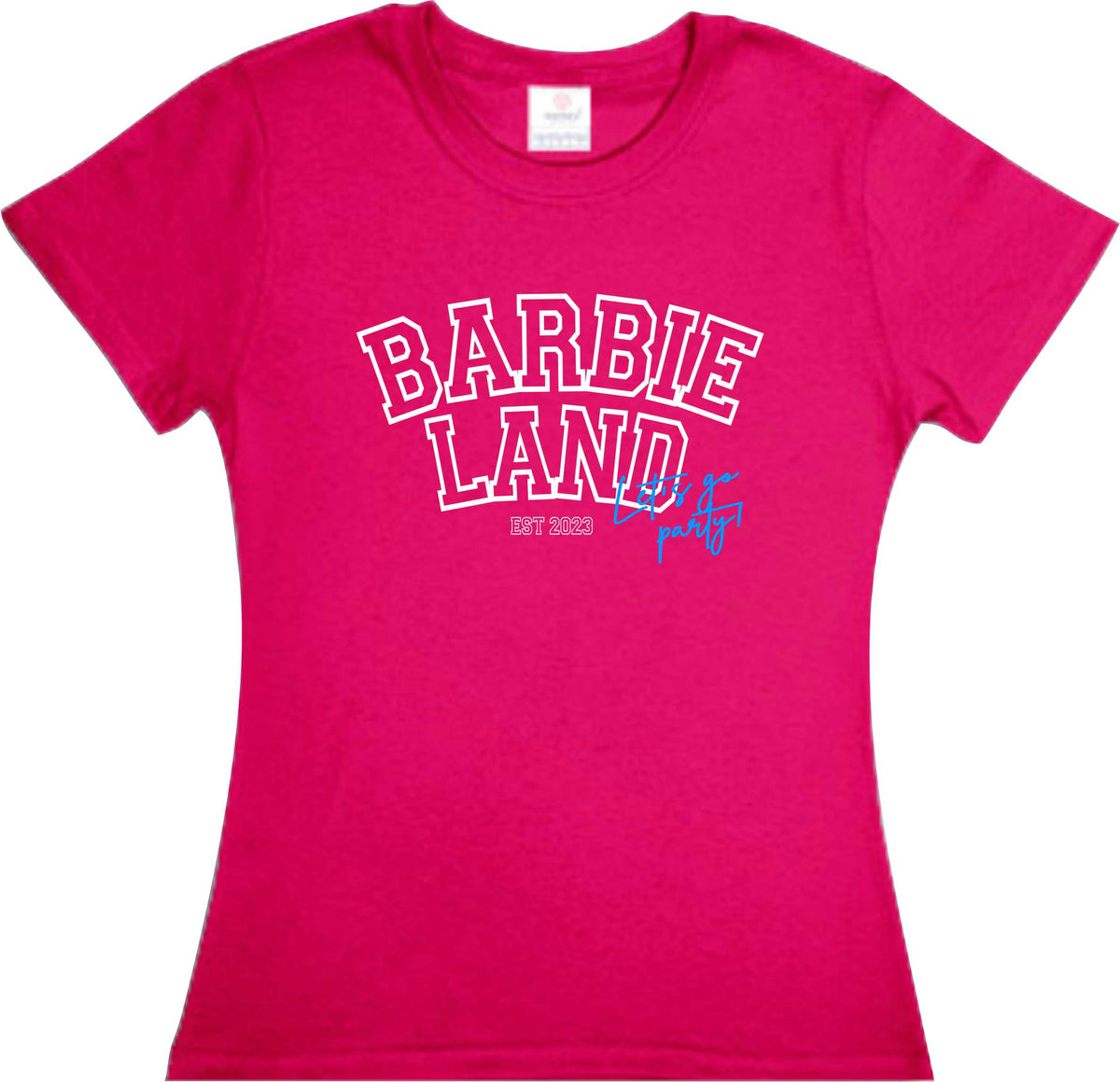 Playera BarbieLand Let´s go Party dama / caballero / infantil