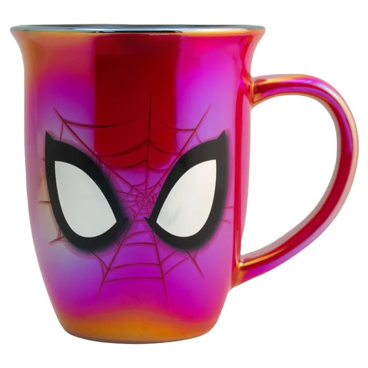 Spiderman Tarro e Cerámica Iridiscente Bitono, Hombre Araña capacidad 470 ml