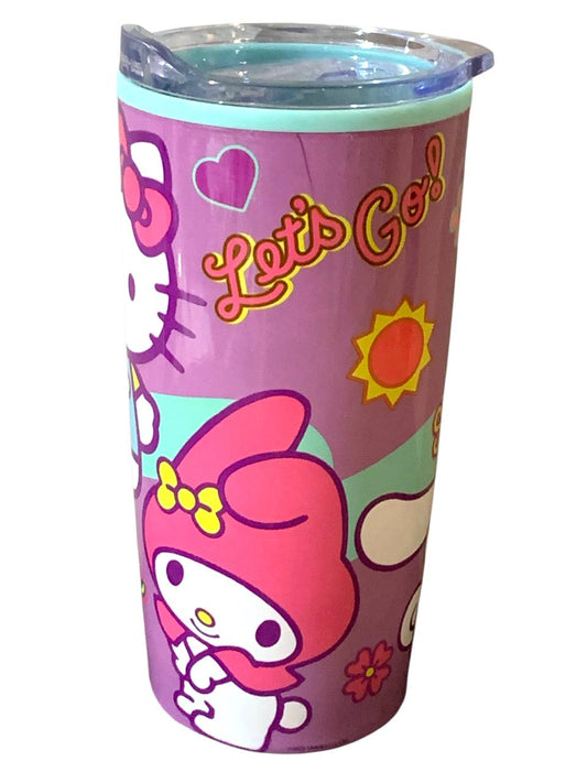 Termo Hello Kitty & Friends Doble Pared  Lets Go Sanrio Capacidad 500 ml