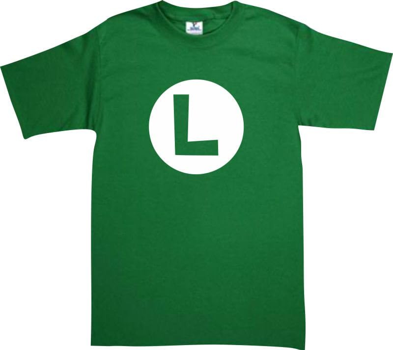 Playera Luigi Gamer Mario Mod 1 Dama/Caballero/Infantil Halloween Cosplay