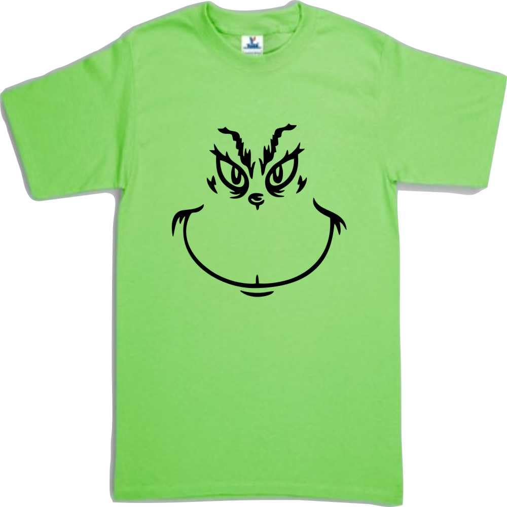 Set 2 Playeras Grinch Navidad Familia Evento Fiestas Navideñas Pareja Verde Limon