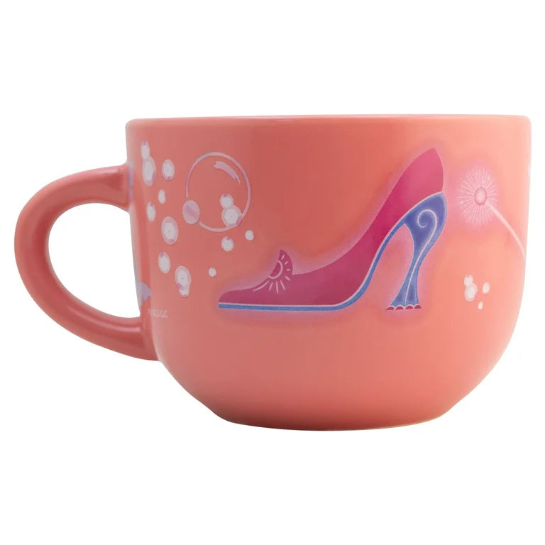 Wicked Taza Jumbo Bitono De Cerámica Bruja Glinda, Tazon Capacidad 820 Ml