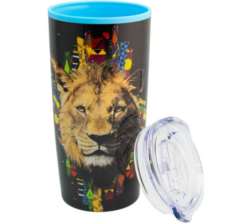 Mufasa Termo El Rey Leon  doble pared con Tapa capacidad 500 ml The Lion King