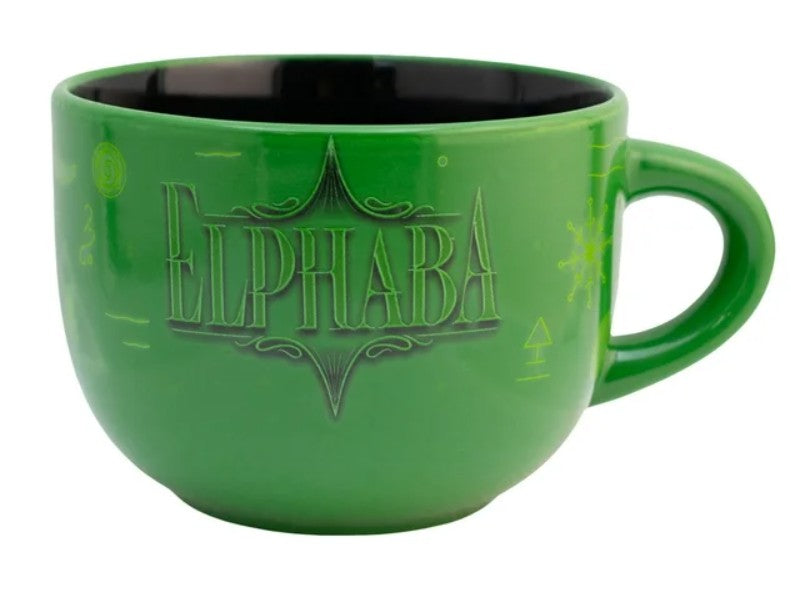 Wicked Taza Jumbo Bitono De Cerámica  Bruja Elphaba Tazon Capacidad 820 Ml