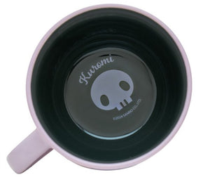 Tazon Kuromi & Baku Taza Jumbo Bitono De Cerámica Sanrio, Color Lila y Negro, Capacidad 820 Ml